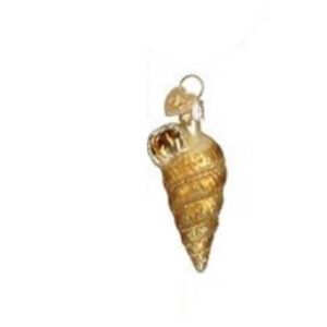 NWT - Mini Shell Ornament - spiral shell - Old World Christmas